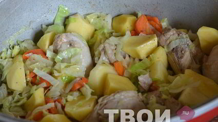 рагу с курицей