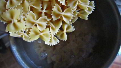 рагу с морскими гребешками и пастой фарфалле венецианский карнавал