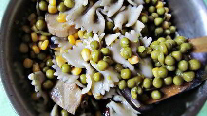 рагу с морскими гребешками и пастой фарфалле венецианский карнавал