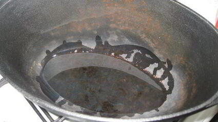 рагу с соевыми бобами в чугунке