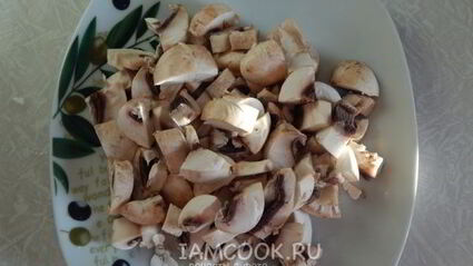 решти из картофеля с грибным рагу