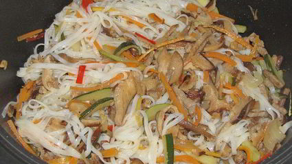 рисовая лапша по-японски