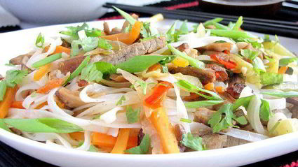 рисовая лапша по-японски