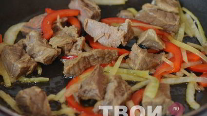 рисовая лапша с говядиной