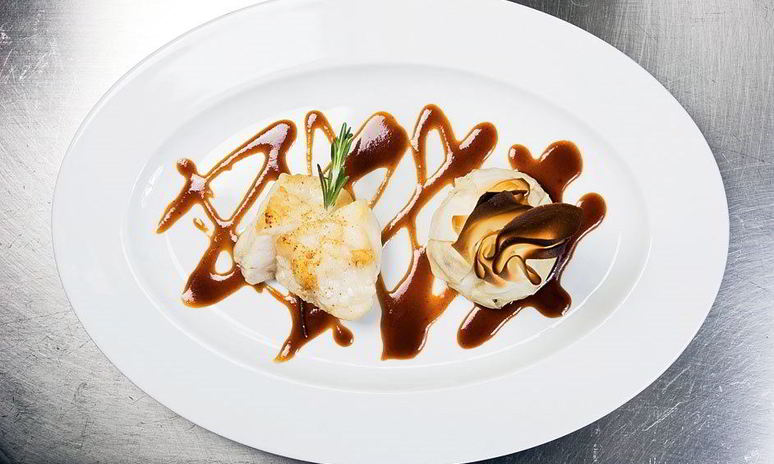 Рецепт филе морского черта с корсиканским ризотто