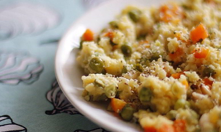 Рецепт пестрого ризотто из пшена