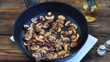 постное ризотто с грибами