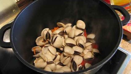 ризотто черное с дарами моря