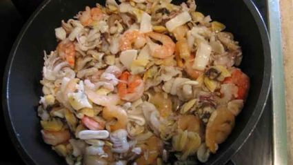 ризотто черное с дарами моря