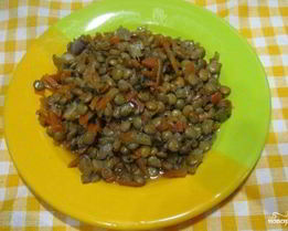 Ризотто из чечевицы