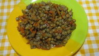 Ризотто из чечевицы