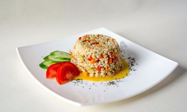 Рецепт ризотто из перловки с овощами