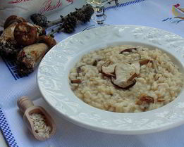 Ризотто с белыми грибами