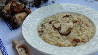 Ризотто с белыми грибами