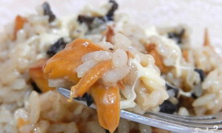 Рецепт ризотто с грибами в мультиварке