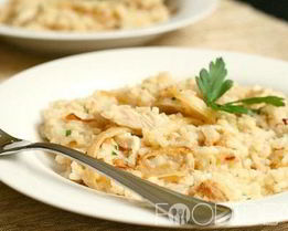 Ризотто с кальмарами