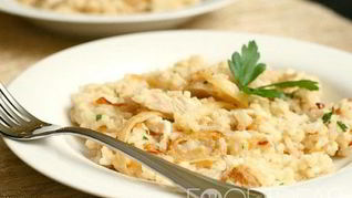 Ризотто с кальмарами