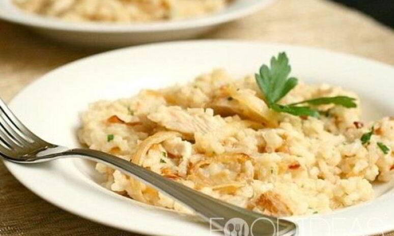 Рецепт ризотто с кальмарами