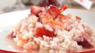 Ризотто с клубникой