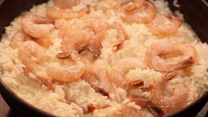 ризотто с креветками