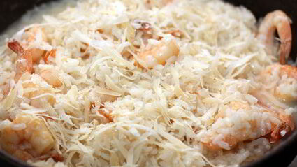 ризотто с креветками