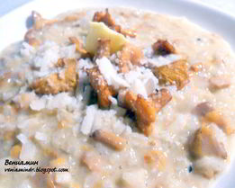 Ризотто с лисичками