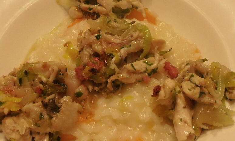 Рецепт ризотто с морковью и курицей