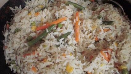 ризотто с овощами