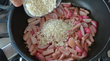 ризотто с редисом