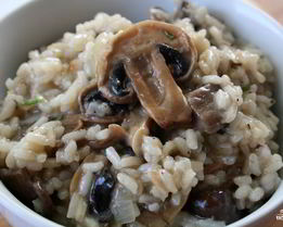 Ризотто с шампиньонами