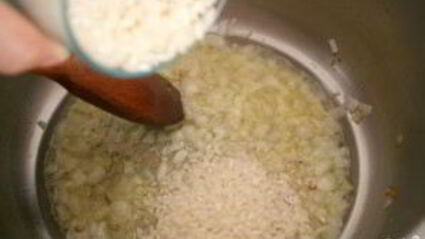 ризотто с шампиньонами