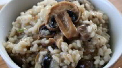 ризотто с шампиньонами
