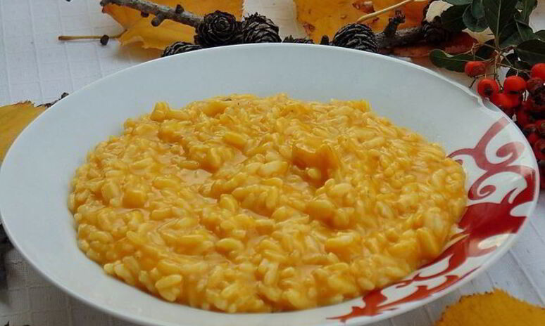 Рецепт ризотто с тыквой и сыром