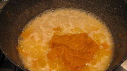 ризотто с тыквой и сыром