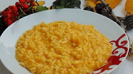 ризотто с тыквой и сыром
