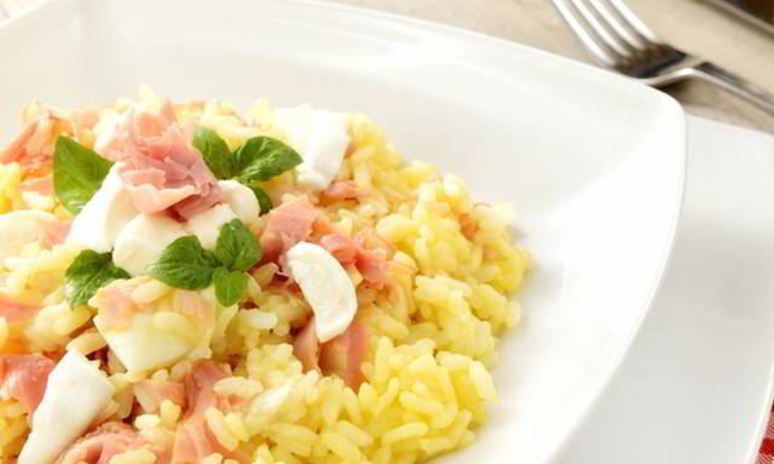 Рецепт ризотто с ветчиной и овощами