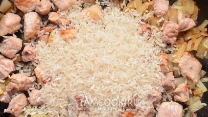 ризотто со свининой