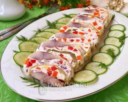 Фаршированная сельдь Калейдоскоп