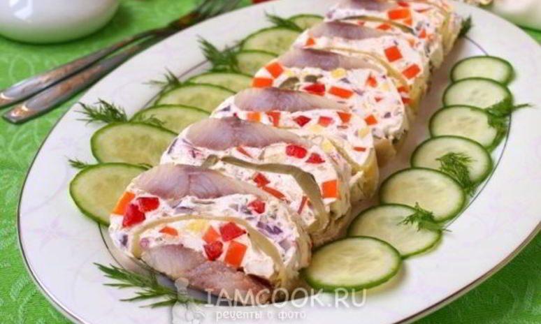 Рецепт фаршированной сельди калейдоскоп