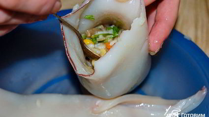 кальмары фаршированные