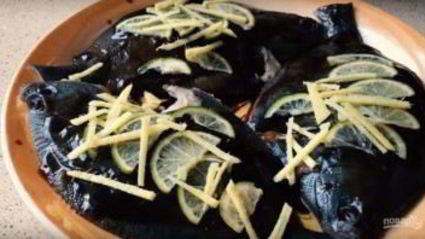 камбала по-китайски на пару