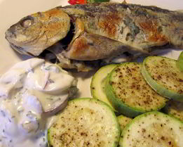 Карп в сметане