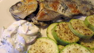 Карп в сметане