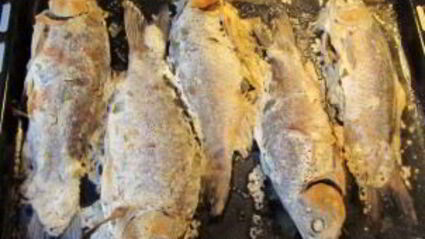 карп в сметане