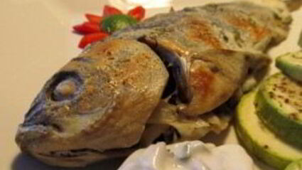 карп в сметане