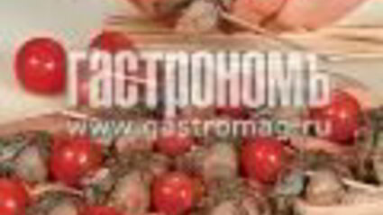 креветки на шпажках с соусом терияки