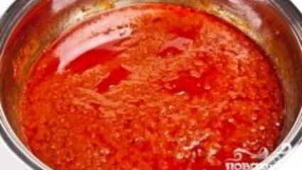 раки в томатном соусе