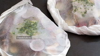 рыба в пергаменте