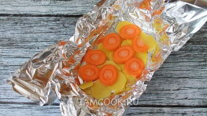 щука с картофелем и майонезом в духовке