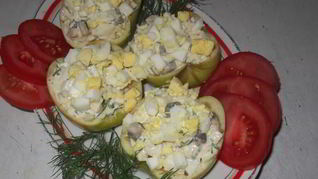 Сельдь в яблоках